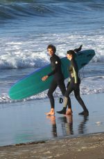 SHAILENE WOODLEY Gets a Surfing Lesson in Sausalito 04/29/2018