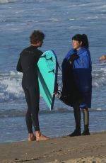 SHAILENE WOODLEY Gets a Surfing Lesson in Sausalito 04/29/2018