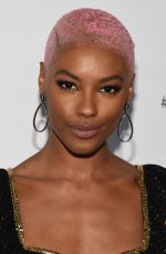 SHARAM DINIZ at Beautycon Festival in New York 04/21/2018