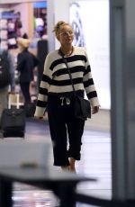 SHARON STONE at LAX Airport in Los Angeles 04/13/2018