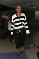 SHARON STONE at LAX Airport in Los Angeles 04/13/2018