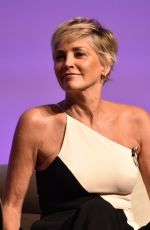 SHARON STONE at Mosaic Presentation at Contenders Emmys in Los Angeles 04/15/2018
