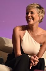 SHARON STONE at Mosaic Presentation at Contenders Emmys in Los Angeles 04/15/2018