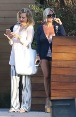 SHAUNA SAND Out for Lunch at Nobu in Malibu 04/14/2018