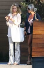 SHAUNA SAND Out for Lunch at Nobu in Malibu 04/14/2018