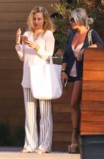 SHAUNA SAND Out for Lunch at Nobu in Malibu 04/14/2018