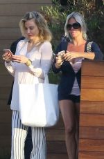 SHAUNA SAND Out for Lunch at Nobu in Malibu 04/14/2018