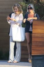 SHAUNA SAND Out for Lunch at Nobu in Malibu 04/14/2018