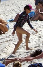 SHERYL CROW in Swimsuit at a Beach in Perth 04/03/2018