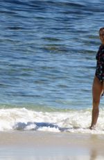 SHERYL CROW in Swimsuit at a Beach in Perth 04/03/2018