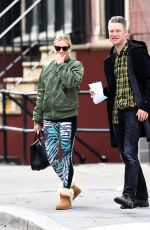 SIENNA MILLER and Peter Scanavino Out for Coffee in New York 04/19/2018