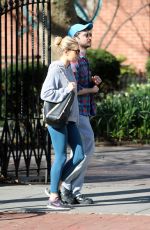 SIENNA MILLER and Tom Sturridge Out in New York 04/26/2018