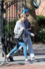 SIENNA MILLER and Tom Sturridge Out in New York 04/26/2018
