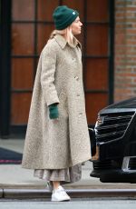 SIENNA MILLER Leaves Bowery Hotel in New York 04/19/2018