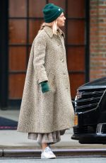 SIENNA MILLER Leaves Bowery Hotel in New York 04/19/2018