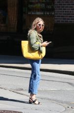 SIENNA MILLER Out and About in New York 04/23/2018