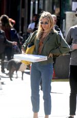 SIENNA MILLER Out and About in New York 04/23/2018