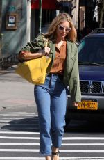 SIENNA MILLER Out and About in New York 04/23/2018