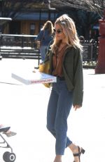 SIENNA MILLER Out and About in New York 04/23/2018