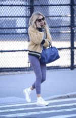 SIENNA MILLER Out in New York 04/11/2018