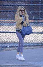 SIENNA MILLER Out in New York 04/11/2018
