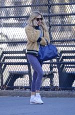 SIENNA MILLER Out in New York 04/11/2018