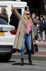 SIENNA MILLER Out in New York 04/18/2018
