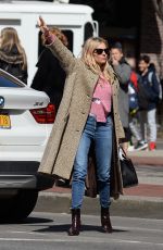 SIENNA MILLER Out in New York 04/18/2018