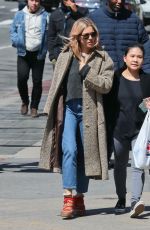 SIENNA MILLER Out with a Friend in New York 04/20/2018
