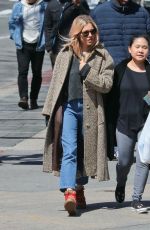 SIENNA MILLER Out with a Friend in New York 04/20/2018
