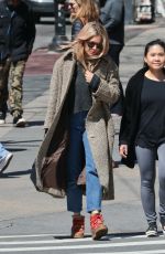 SIENNA MILLER Out with a Friend in New York 04/20/2018