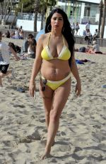 SIMONE REED in Bikini at a Beach in Spain 04/27/2018