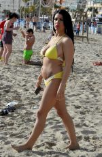 SIMONE REED in Bikini at a Beach in Spain 04/27/2018