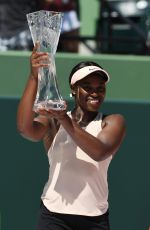 SLOANE STEPHENS Wins 2018 Miami Open in Key Biscayne 03/31/2018