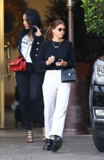 SOFIA RICHIE and LISA PARISA at Montage Hotel in Beverly Hills 04/02/2018