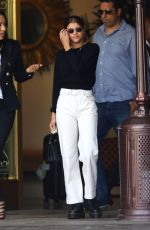 SOFIA RICHIE and LISA PARISA at Montage Hotel in Beverly Hills 04/02/2018