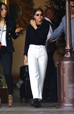 SOFIA RICHIE and LISA PARISA at Montage Hotel in Beverly Hills 04/02/2018