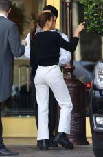 SOFIA RICHIE and LISA PARISA at Montage Hotel in Beverly Hills 04/02/2018