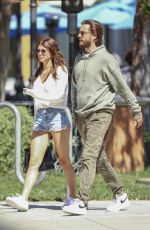 SOFIA RICHIE and Scott Disick Leaves Sugarfish in Calabasas 04/07/2018