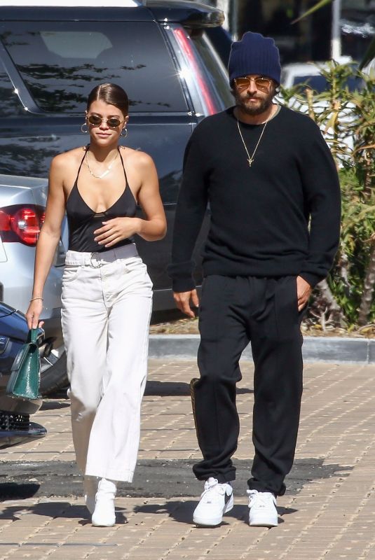 SOFIA RICHIE and Scott Disick Out and About in Malibu 04/28/2018