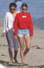 SOFIA RICHIE in Denim Shorts at a Beach in Malibu 04/22/2018