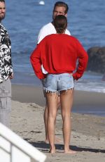 SOFIA RICHIE in Denim Shorts at a Beach in Malibu 04/22/2018