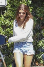 SOFIA RICHIE in Denim Shorts Out in Calabasas 04/07/2018