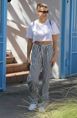 SOFIA RICHIE Leaves a Restaurant in Malibu 04/14/2018