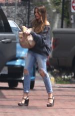 SOFIA VERGARA in Ripped Jeans Out Shopping in Beverly Hills 04/02/2018