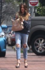 SOFIA VERGARA in Ripped Jeans Out Shopping in Beverly Hills 04/02/2018