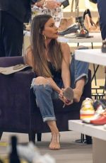 SOFIA VERGARA Shopping at Saks Fifth Avenue in Beverly Hills 04/20/2018