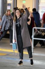 SOPHIA BUSH at Los Angeles International Airport 04/07/2018