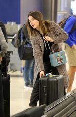 SOPHIA BUSH at Los Angeles International Airport 04/07/2018