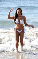 SOPHIE KASAEI in White Bikini at a Beach in Turkey 04/26/2018